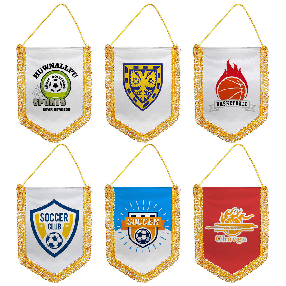 Football club fan supplies exchange flags