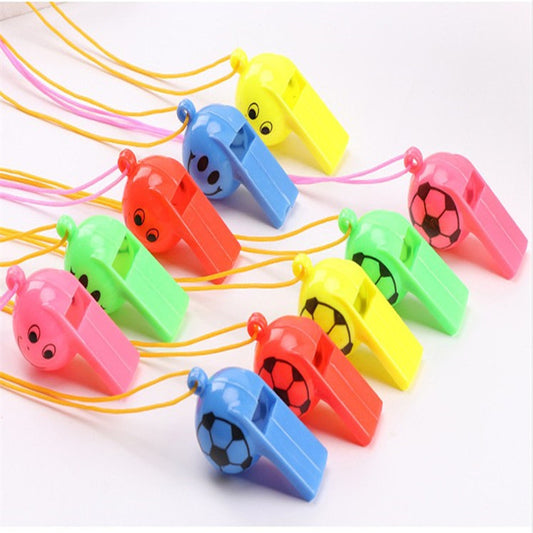 Sports Match Referee New Plastic Fuel Whistle World Cup Footballs Cup With Rope Whistle Fan Whistle Sports Toys