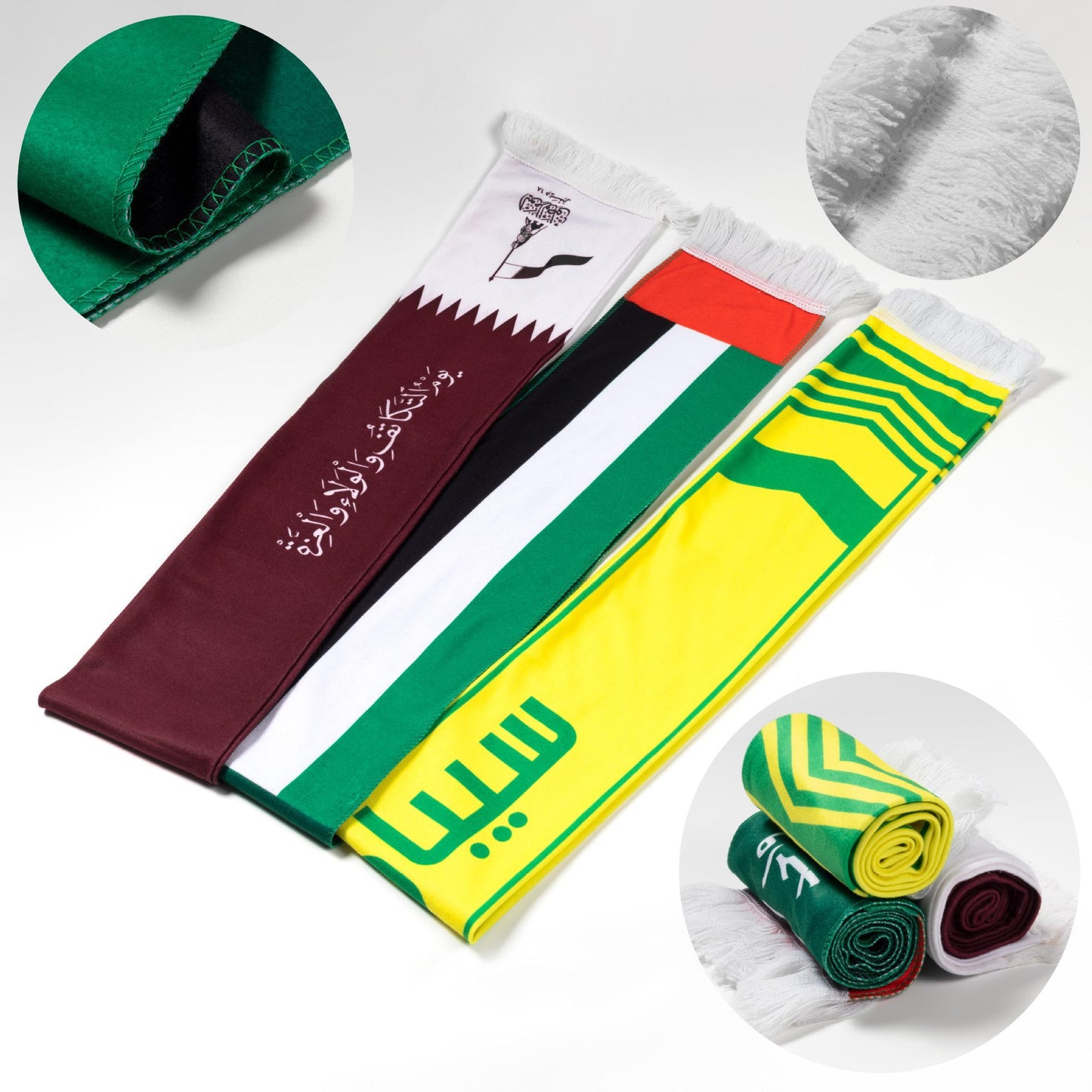 European Cup Football Sports Scarf Advertising Campaign To Help Weathertin Velvet Scarf