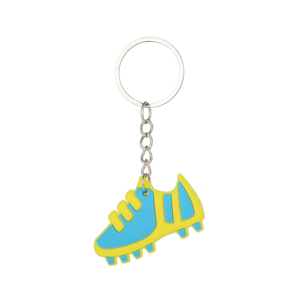 Pvc Cartoon Keychains Football World Cup Party Decoration Soccer Fans Small Presents Gifts Promotional Giveaway