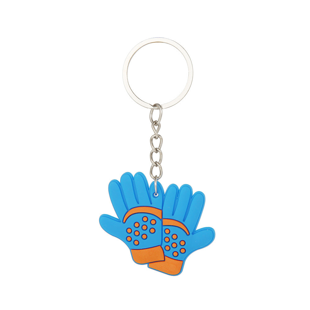 Pvc Cartoon Keychains Football World Cup Party Decoration Soccer Fans Small Presents Gifts Promotional Giveaway