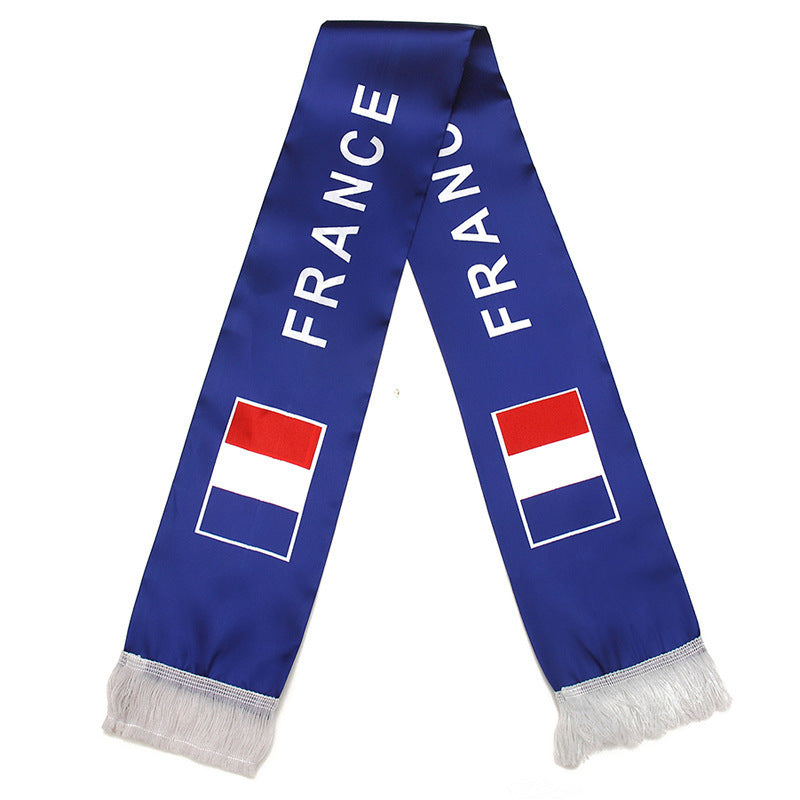 European Cup Football Sports Scarf Advertising Campaign To Help Weathertin Velvet Scarf