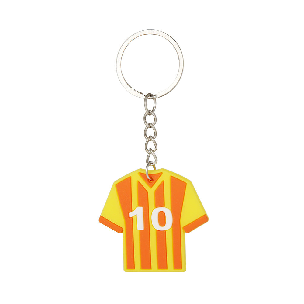 Pvc Cartoon Keychains Football World Cup Party Decoration Soccer Fans Small Presents Gifts Promotional Giveaway