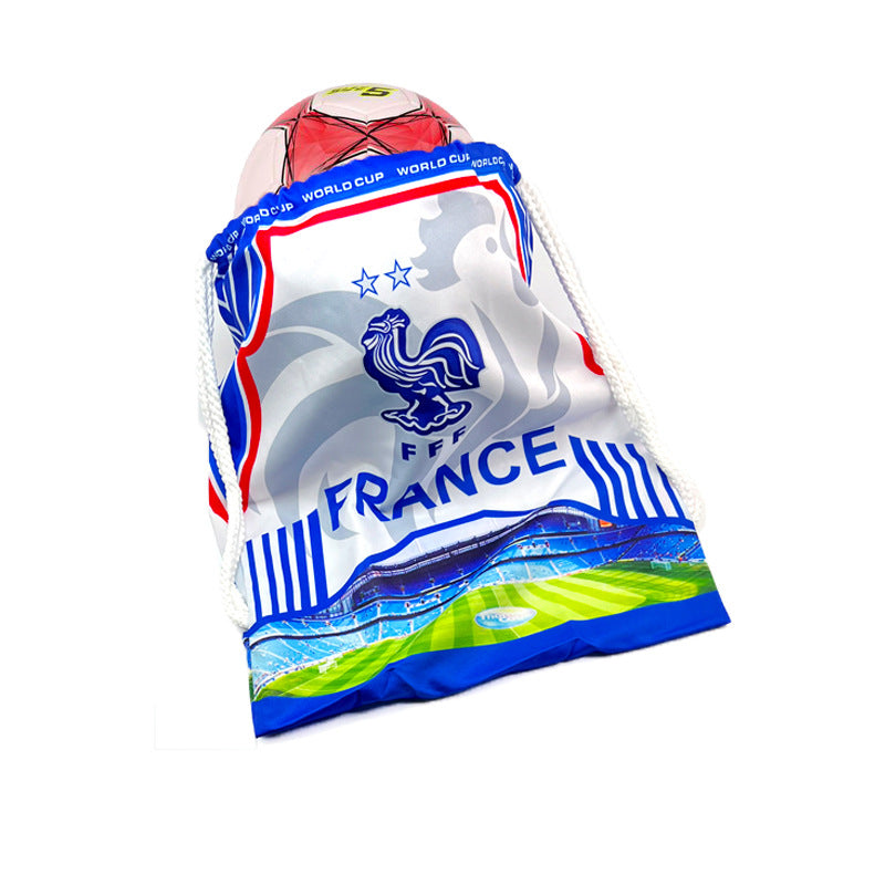 World Cup Souvenirs Custom Fan Supplies Drawstring Bag Drawstring Backpack Diy Custom Fan Support Cheer Shopping Bag