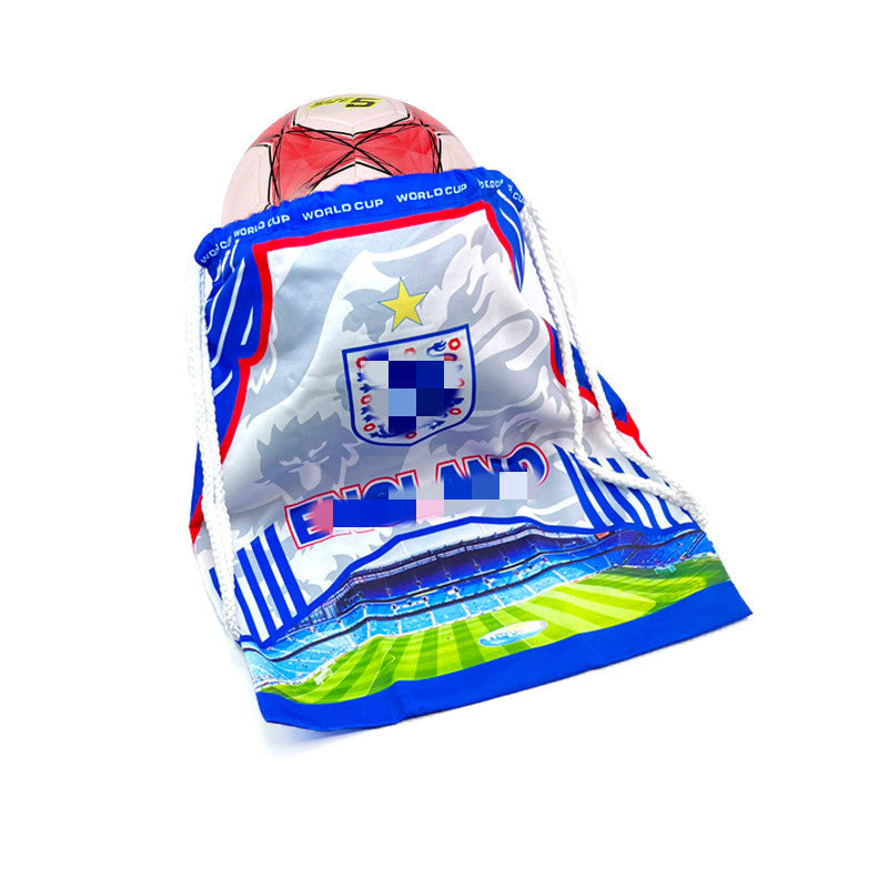 World Cup Souvenirs Custom Fan Supplies Drawstring Bag Drawstring Backpack Diy Custom Fan Support Cheer Shopping Bag