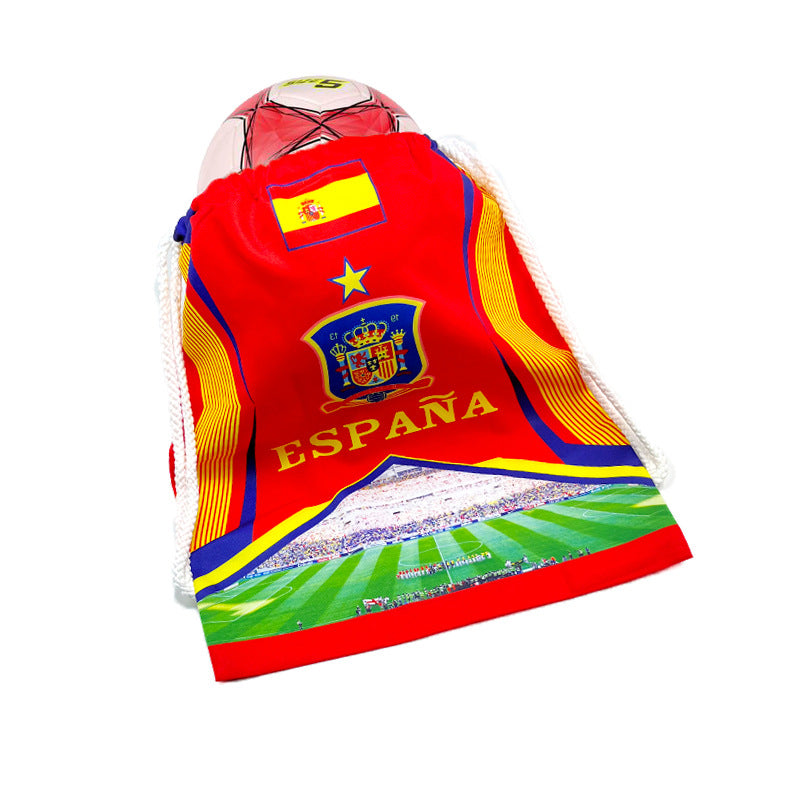 World Cup Souvenirs Custom Fan Supplies Drawstring Bag Drawstring Backpack Diy Custom Fan Support Cheer Shopping Bag
