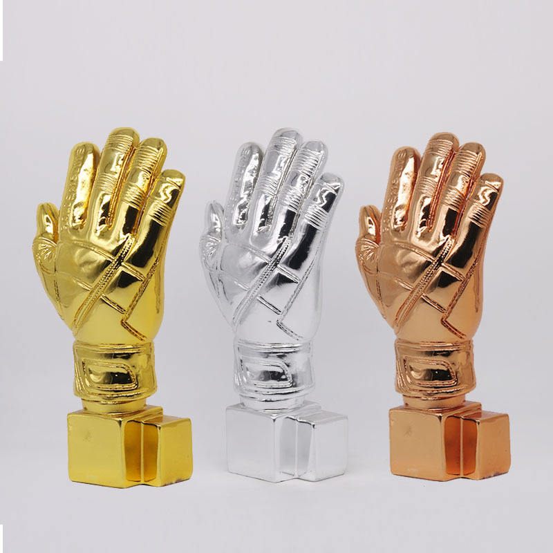 Custom Golden Ball Golden Boot Football Trophy Winner Cup Trophy Resin Crafts Ballon Balls Trophies
