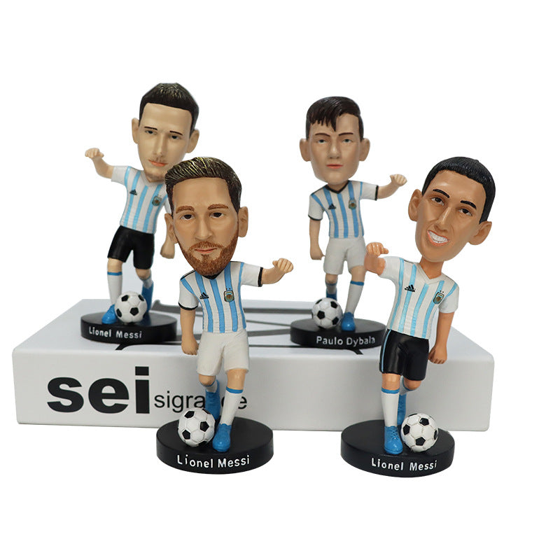 World Cup Football Team Bobblehead Figurine Souvenir Gifts