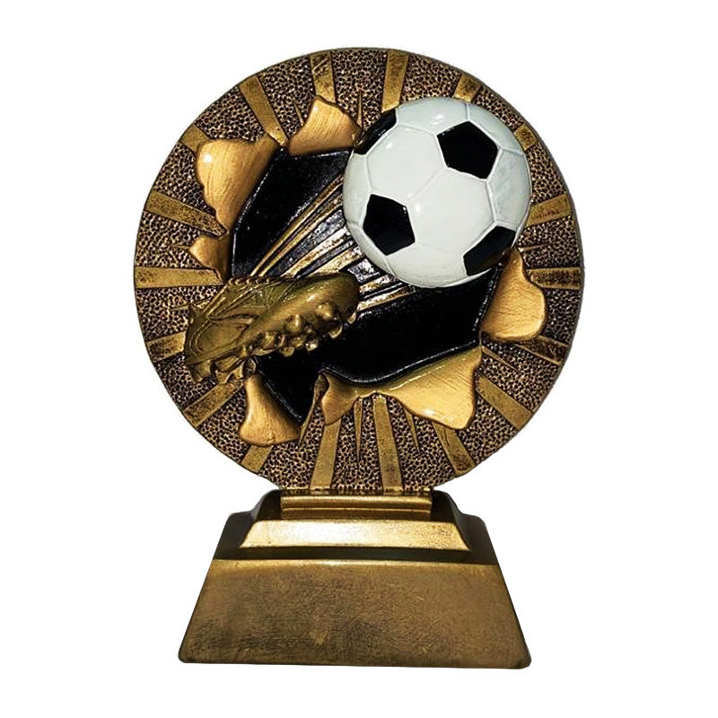Customise The Unique World Trophy With Multi Style Resin Gloves And Boots For The Football Trophy
