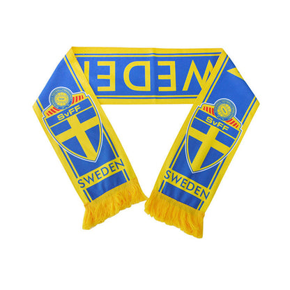 Custom Logo European World Football Soccer Cup Scarf,National Team Football Fans Scarf