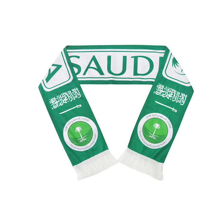 Custom Logo European World Football Soccer Cup Scarf,National Team Football Fans Scarf