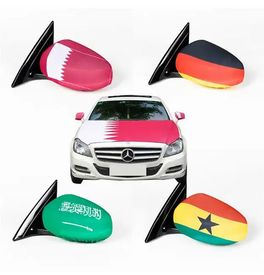 Car Accessories World Cups National Flag Logo Cover Outdoor Outer Car Decoration Body Covers