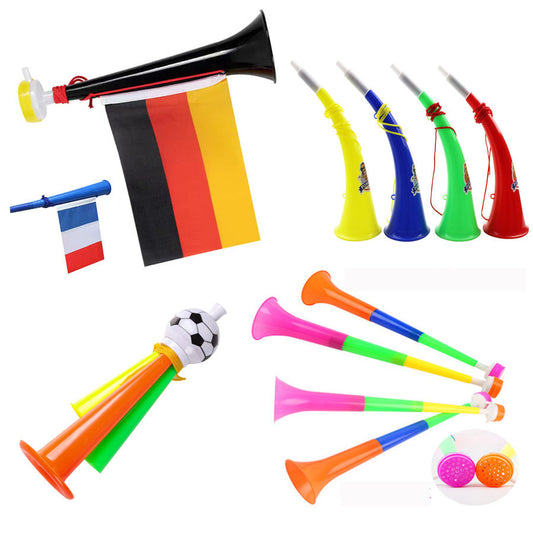 Soccer Party Fans World Cup Cheering Accessories Plastic Horn For Football Game