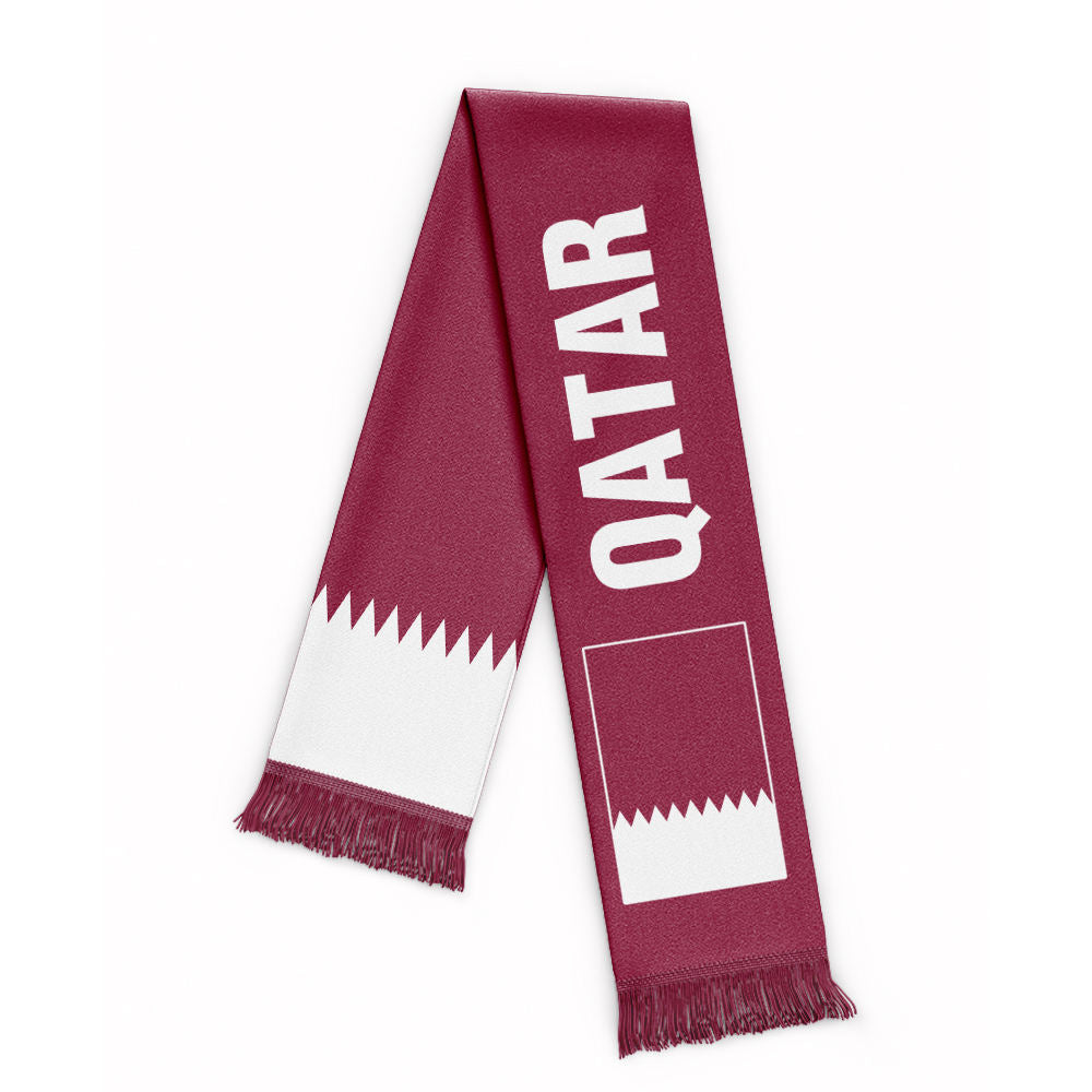 15x135cm Knitting Acrylic Satin Sports Scarf Bar Club Promotional Soccer Fan Football Scarf For World Cup