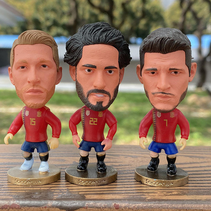 Custom Football Fans Around Word Cup Gift Star Doll Play Doll Hand Model 3D Souvenir Ornaments