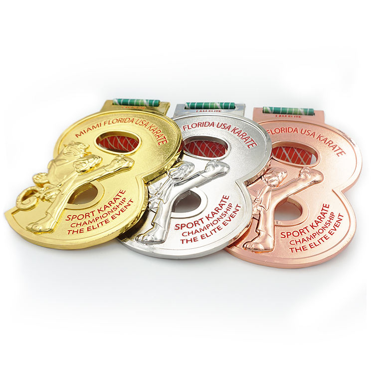 Custom Worlds Championship Karate Wrestling Football World Champion Medall Medal Club World Sports Cup Medal