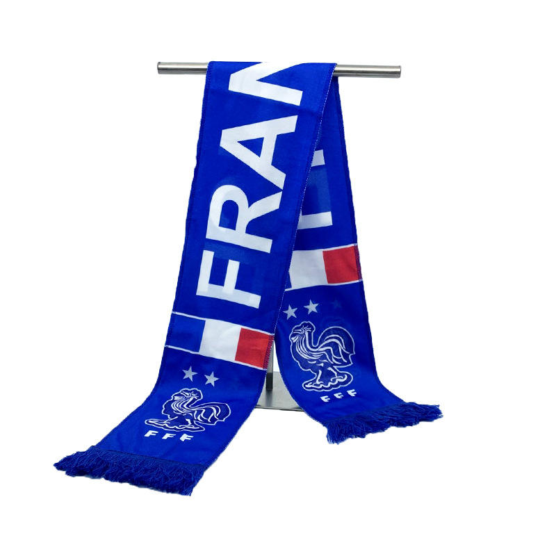 Custom Logo European World Football Soccer Cup Scarf,National Team Football Fans Scarf