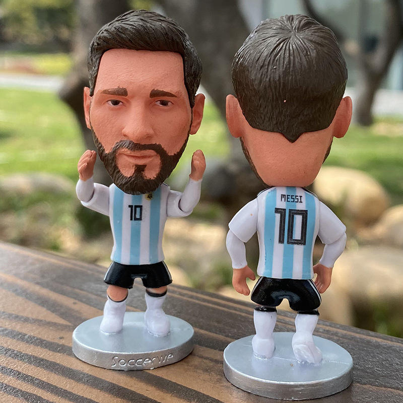 Custom Football Fans Around Word Cup Gift Star Doll Play Doll Hand Model 3D Souvenir Ornaments