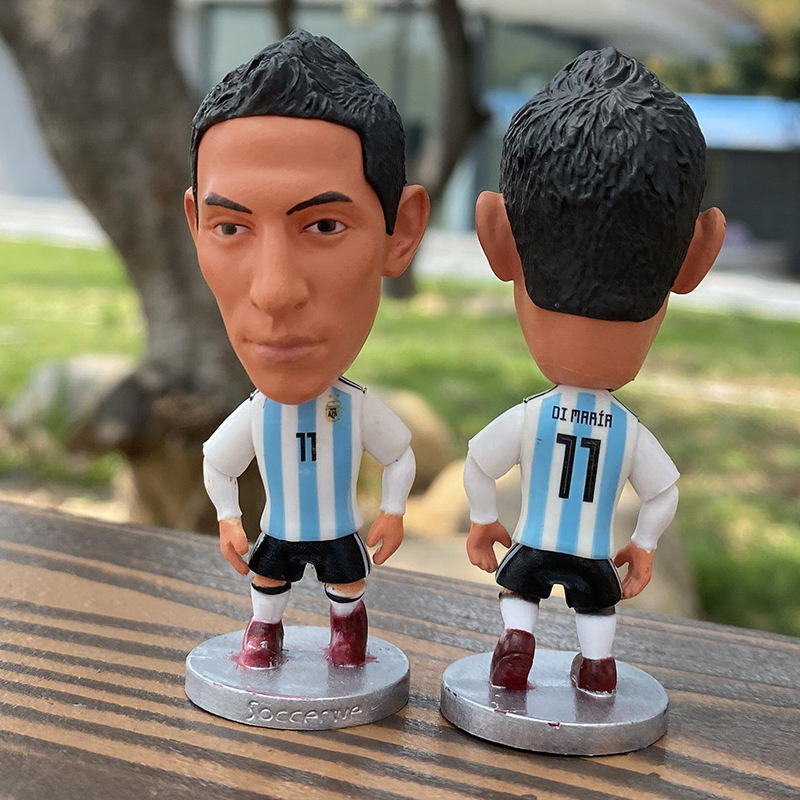 Custom Football Fans Around Word Cup Gift Star Doll Play Doll Hand Model 3D Souvenir Ornaments