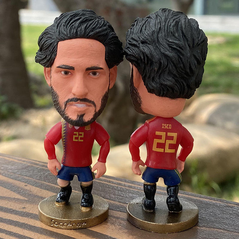 Custom Football Fans Around Word Cup Gift Star Doll Play Doll Hand Model 3D Souvenir Ornaments