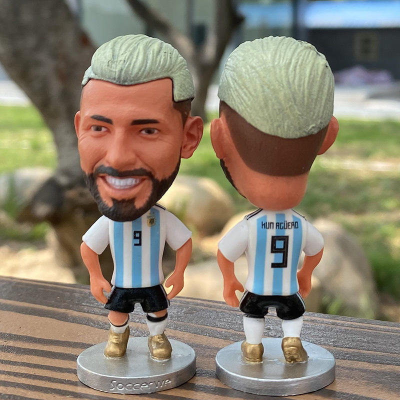 Custom Football Fans Around Word Cup Gift Star Doll Play Doll Hand Model 3D Souvenir Ornaments