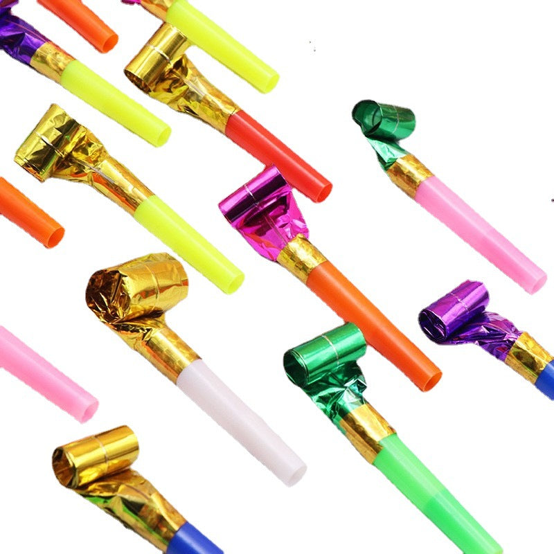 Football Party Funk Trumpet Cute Blow Dragon Whistle Telescopic Whistle Blow Roll Toy Word Cup Fans Supplies Items