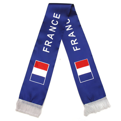 European Cup Football Sports Scarf Advertising Campaign To Help Weathertin Velvet Scarf