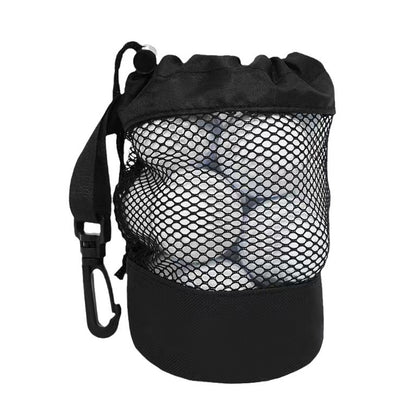 Golf Ball Organizer Mesh BagSingle Side Drawstring Mesh BagTennis Golf Ball Drawstring Bag