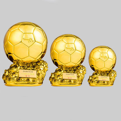 Custom Golden Ball Golden Boot Football Trophy Winner Cup Trophy Resin Crafts Ballon Balls Trophies