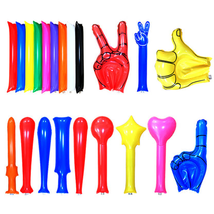 Oem Thunder Sticks World Cup Cheering Clapper Noisemaker Custom Logo Led Inflatable Noise Makers For Fifa World Cup