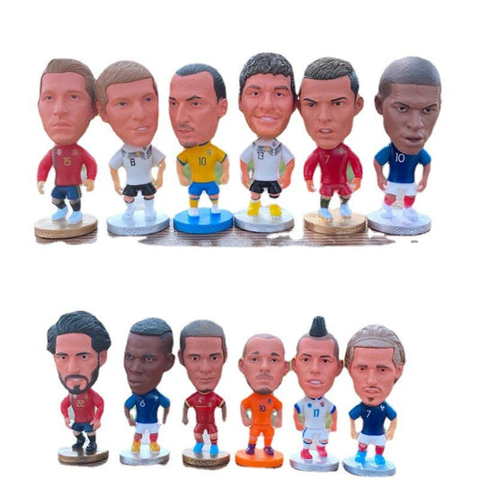 Custom Football Fans Around Word Cup Gift Star Doll Play Doll Hand Model 3D Souvenir Ornaments