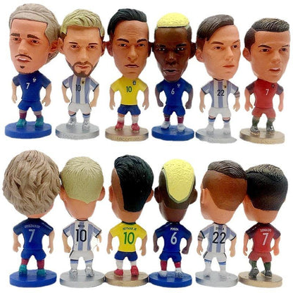 Custom Football Fans Around Word Cup Gift Star Doll Play Doll Hand Model 3D Souvenir Ornaments
