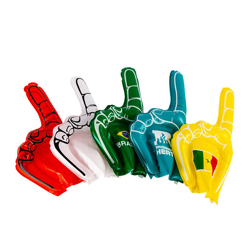 Oem Thunder Sticks World Cup Cheering Clapper Noisemaker Custom Logo Led Inflatable Noise Makers For Fifa World Cup