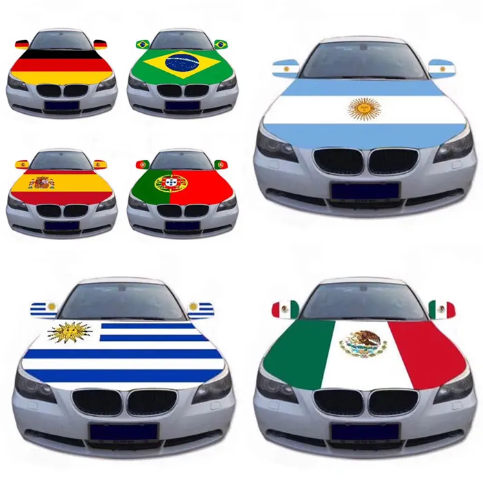 Car Accessories World Cups National Flag Logo Cover Outdoor Outer Car Decoration Body Covers