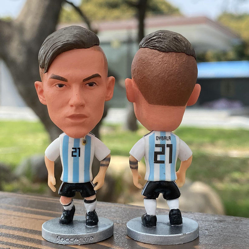 Custom Football Fans Around Word Cup Gift Star Doll Play Doll Hand Model 3D Souvenir Ornaments
