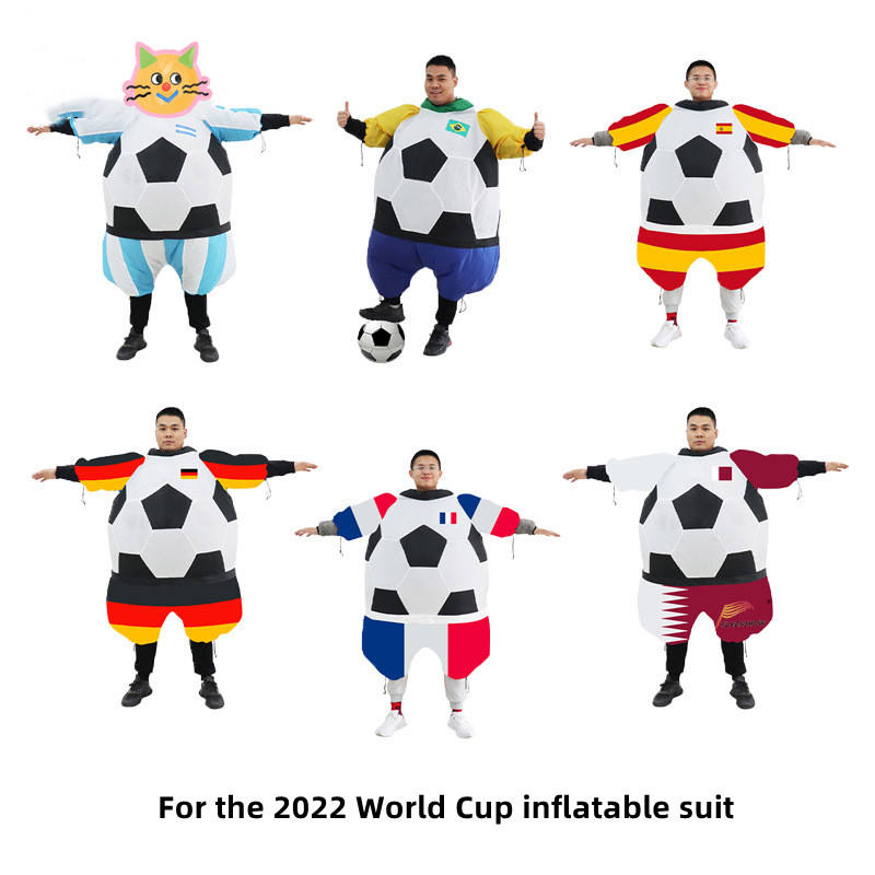 Cup World Football Party Supplies Fan Props Scarf String Flag Bracelet Car Cover Inflatable Suit Cover Flag Set