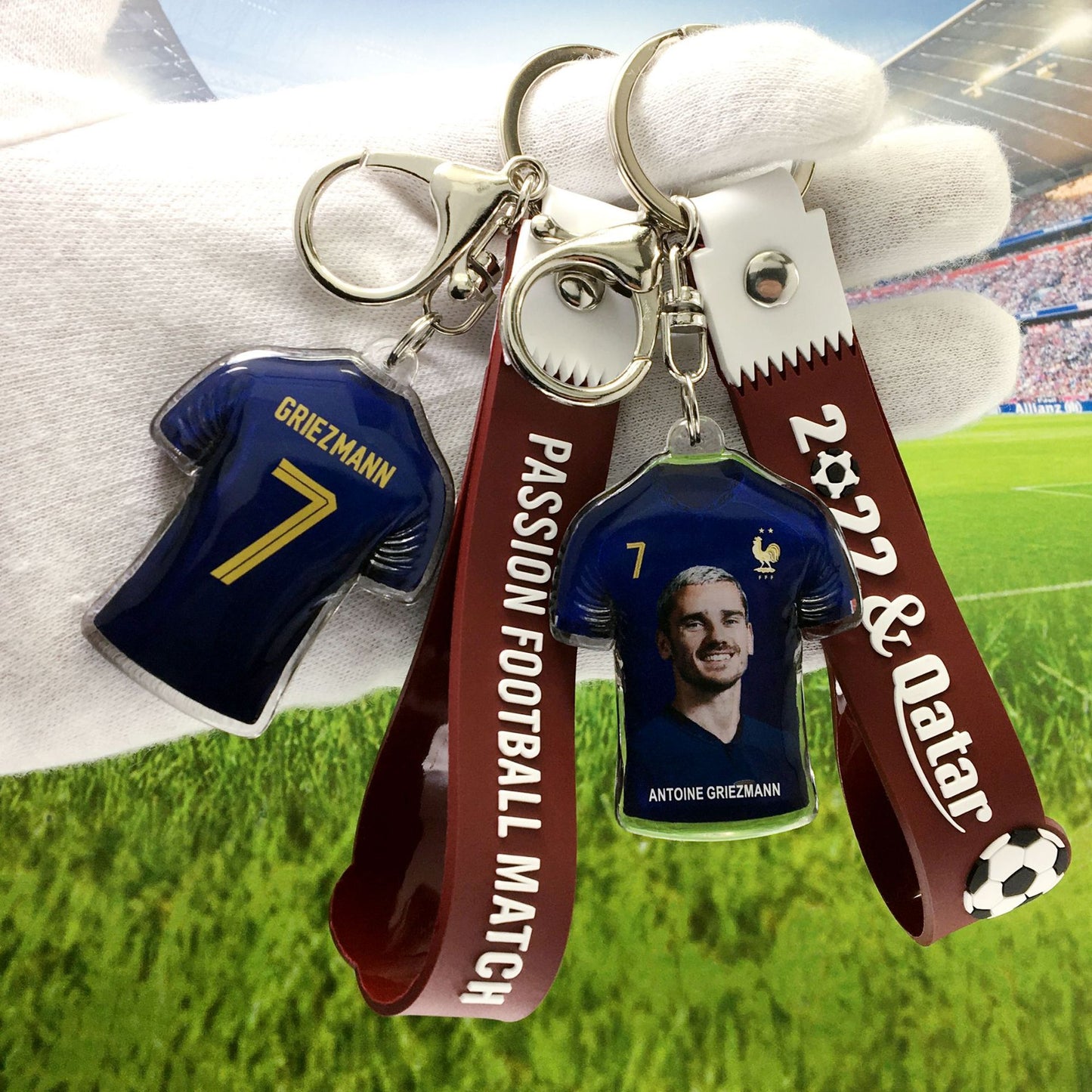 World Cup Soccer Fansaround Small Gift Keychain Pendant Football World Cup Party Promotional Giveaway Souvenirs