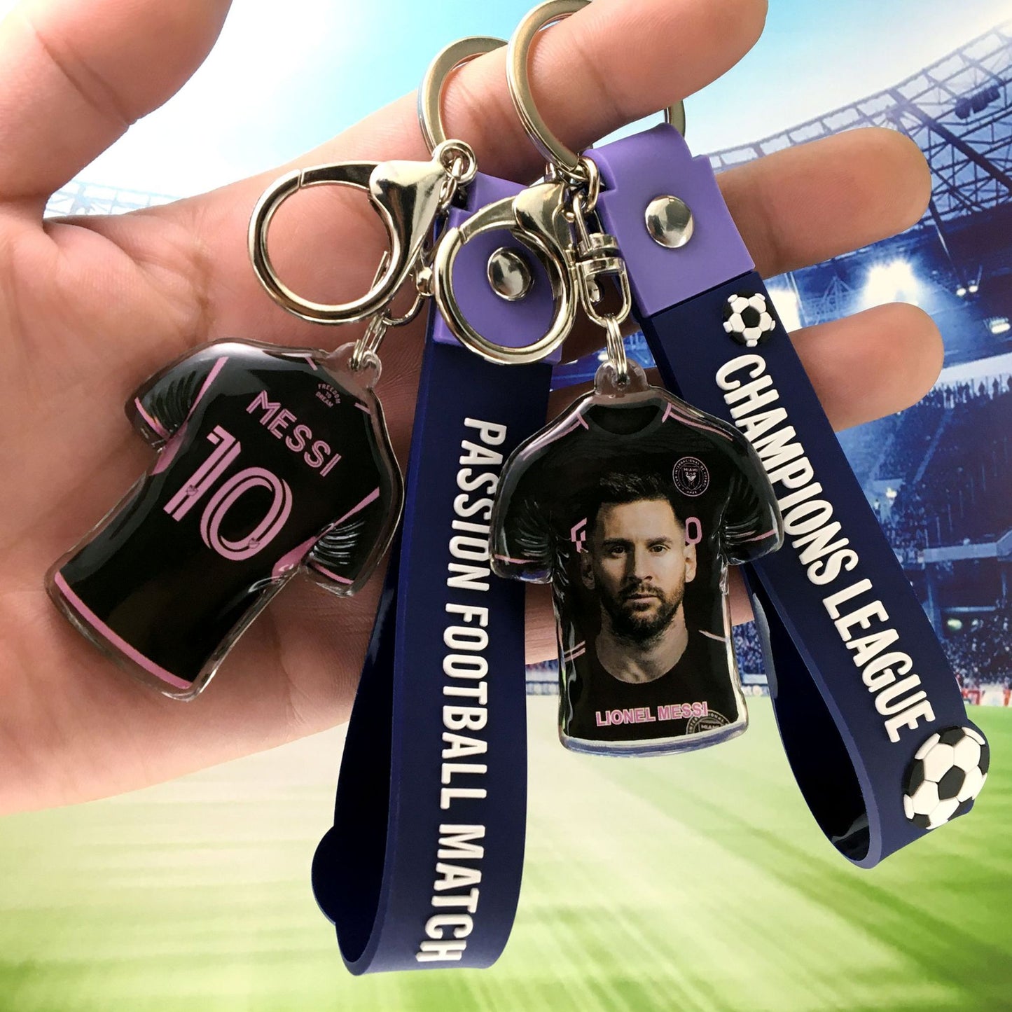 World Cup Soccer Fansaround Small Gift Keychain Pendant Football World Cup Party Promotional Giveaway Souvenirs