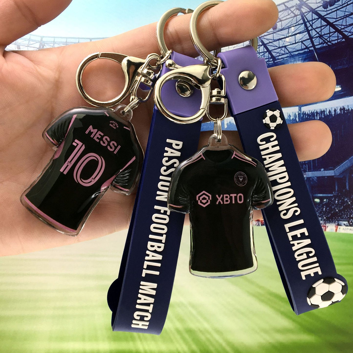 World Cup Soccer Fansaround Small Gift Keychain Pendant Football World Cup Party Promotional Giveaway Souvenirs