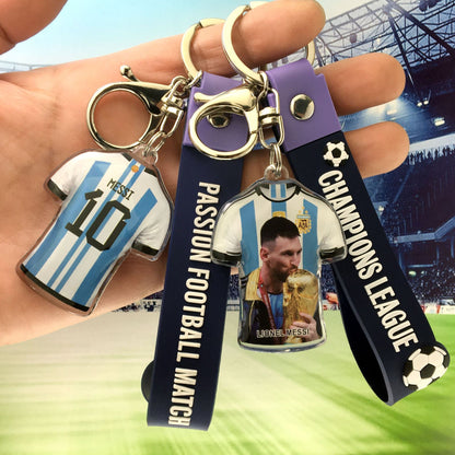 World Cup Soccer Fansaround Small Gift Keychain Pendant Football World Cup Party Promotional Giveaway Souvenirs