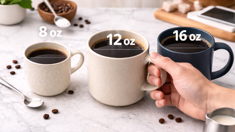 Mug Size Categories