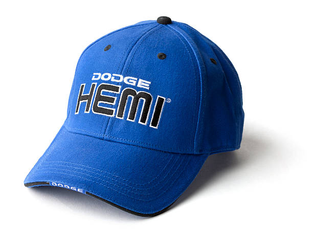 Blue custom logo baseball cap used for automotive brand promotion and event giveaways